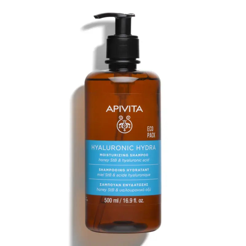 Apivita Hyaluronic Hydra -shampoo, 500 ml