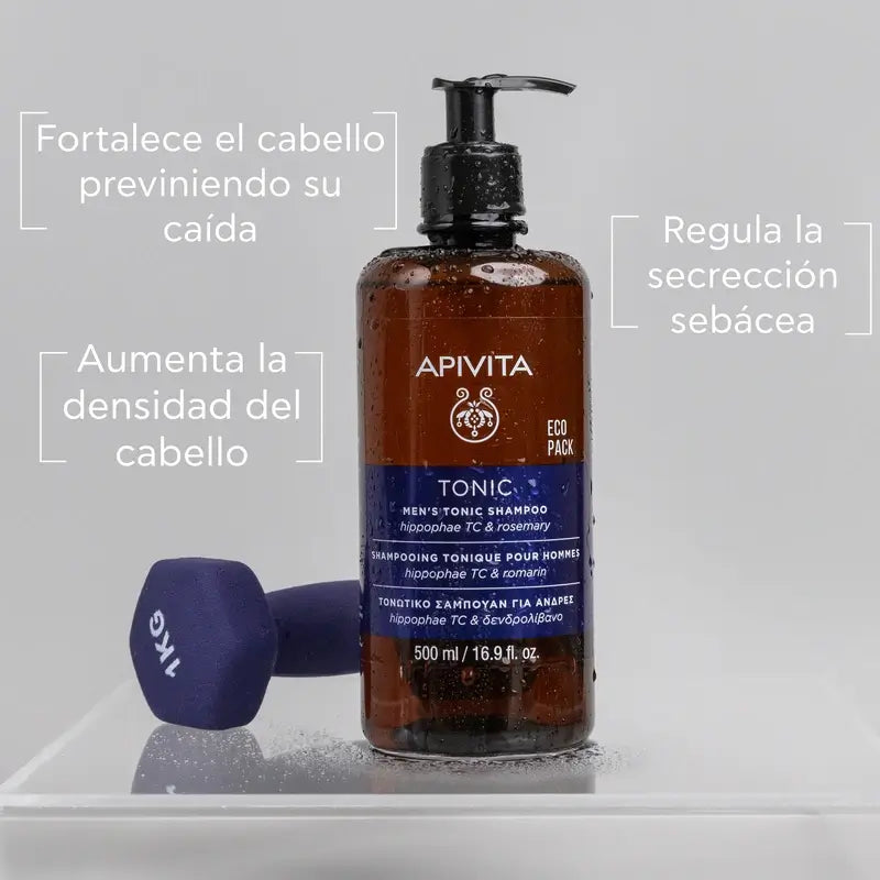 Apivita Men Vahvistava shampoo hiustenlähtöön 500 ml