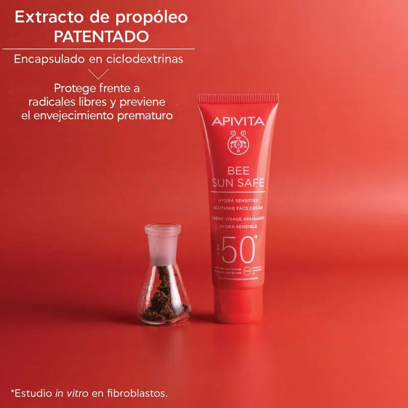 APIVITA Hydra Sensitive Rauhoittava voide SPF 50 50 ml