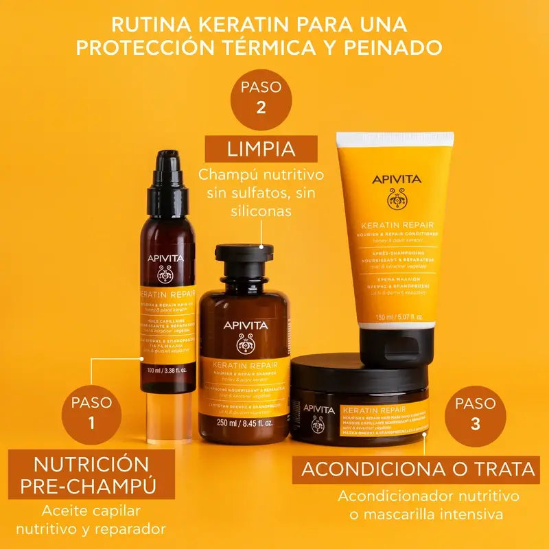 Apivita Keratin Repair -hiusöljy