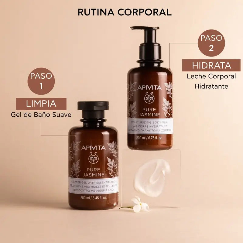 APIVITA Pure Jasmine -jasmiininen suihkugeeli 250 ml