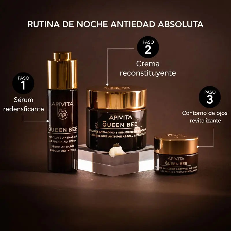 APIVITA Queen Bee Absolute -elvyttävä anti-aging-yövoide 50 ml