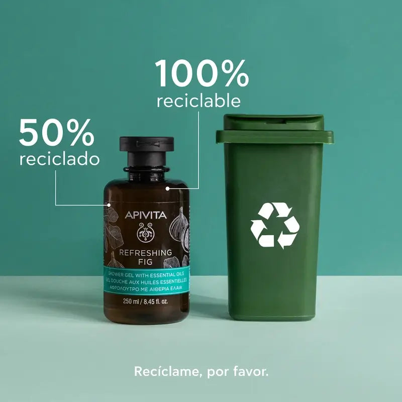 APIVITA Refreshing Fig -kylpygeeli, viikunalla, 250 ml