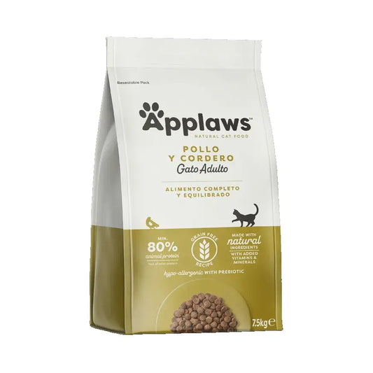 Applaws Cat Dry -kuivaruoka, kanaa ja lammasta, 7,5 kg