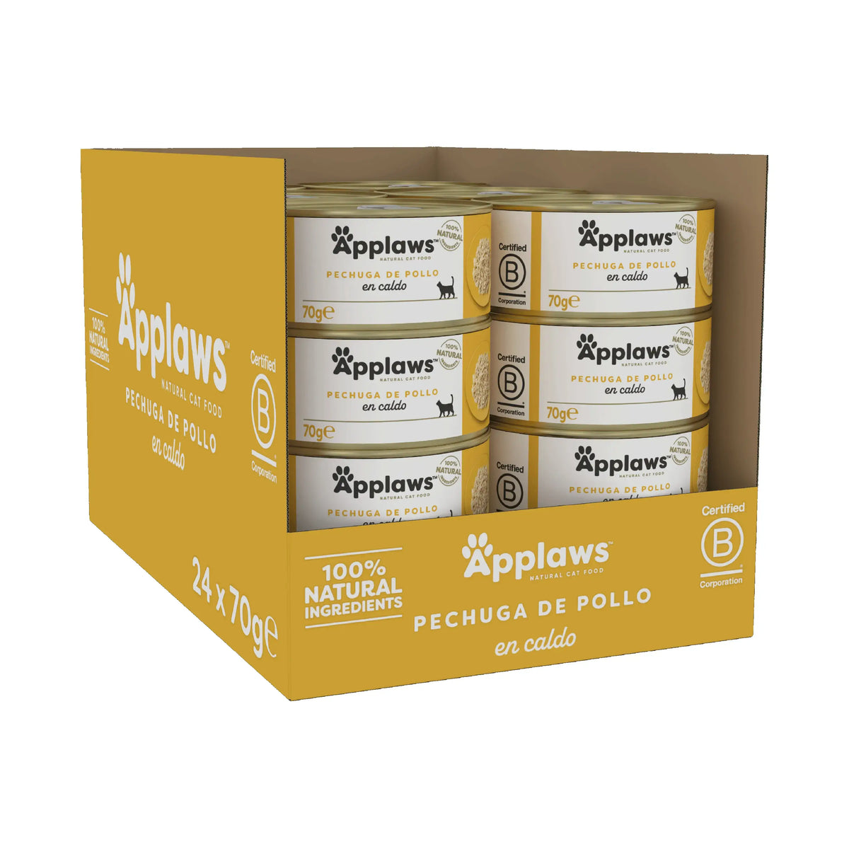 Applaws Cat -kananrintapurkki 24 x 70 g