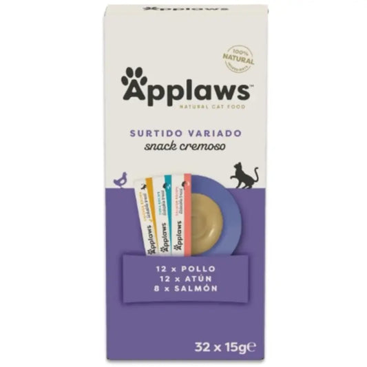 Applaws Cat Snack Lickable -valikoima, 4 x 8 x 15 g