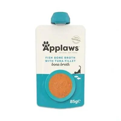 Applaws Cat -kalaliemessä, luu, kala ja tonnikalafilee, 12 x 85 g 