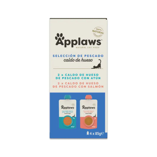 Applaws Cat -kalaliemessä olevat kalaluut, monipakkaus, 4 x 85 g