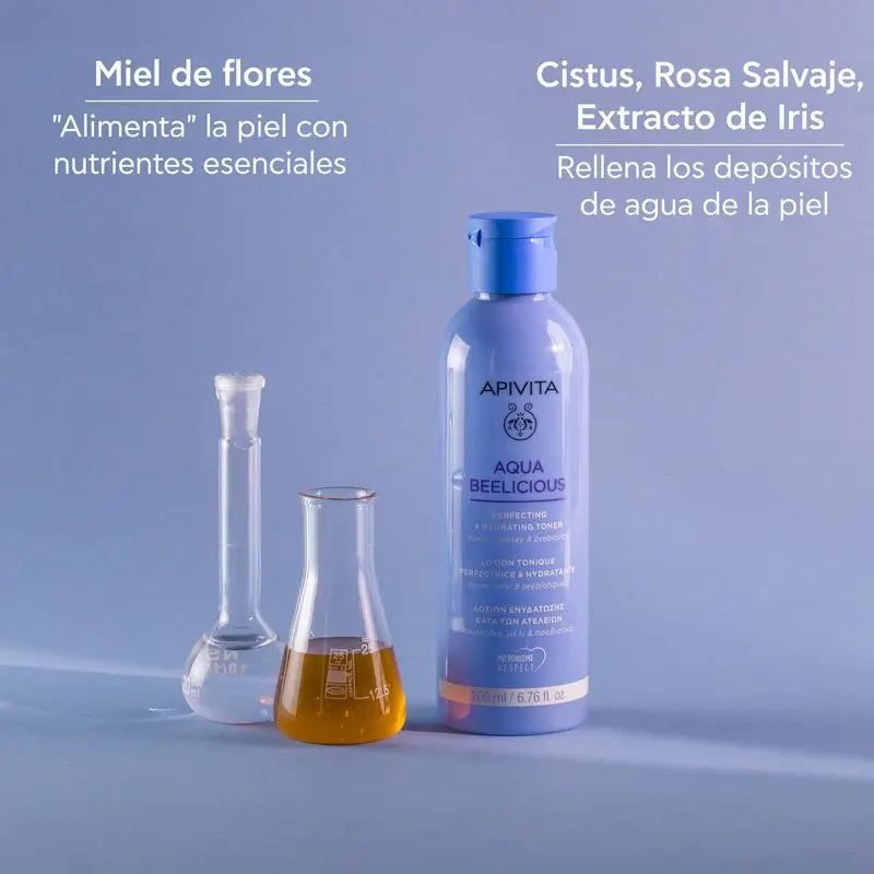 Aqua Beelicious -ihoa tasoittava ja kosteuttava kasvovesi, 200 ml