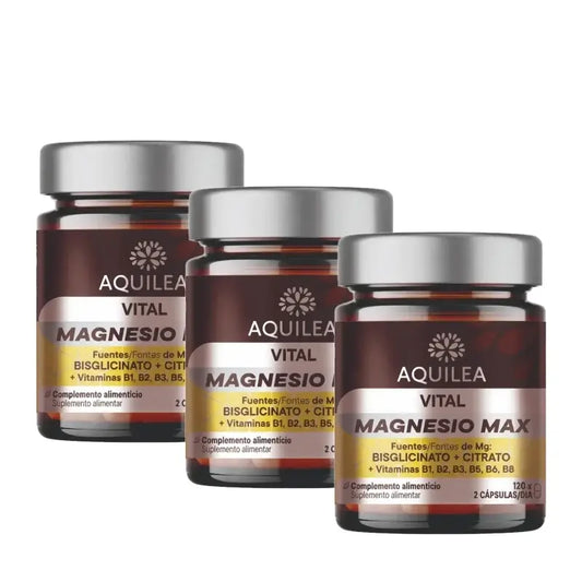 Aquilea Vital Magnesio Plus, 120 kapselia, 3 pakkausta