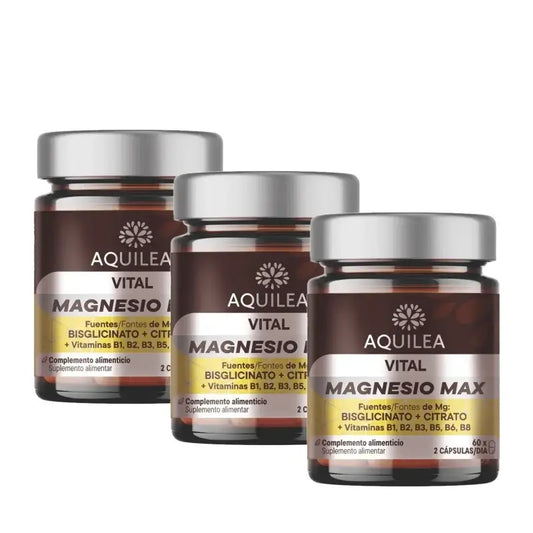 Aquilea Vital Magnesio Plus, 60 kapselia, 3 kpl:n pakkaus
