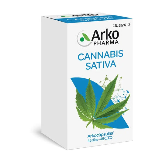 Arkopharma Arkocápsulas Cannabis Sativa Bio, 45 kapselia