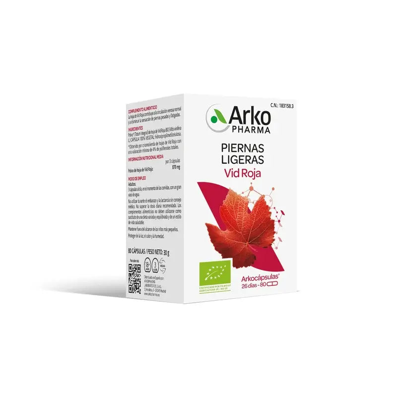 Arkocápsulas Vid Roja Bio -kapselit, 80 kappaletta