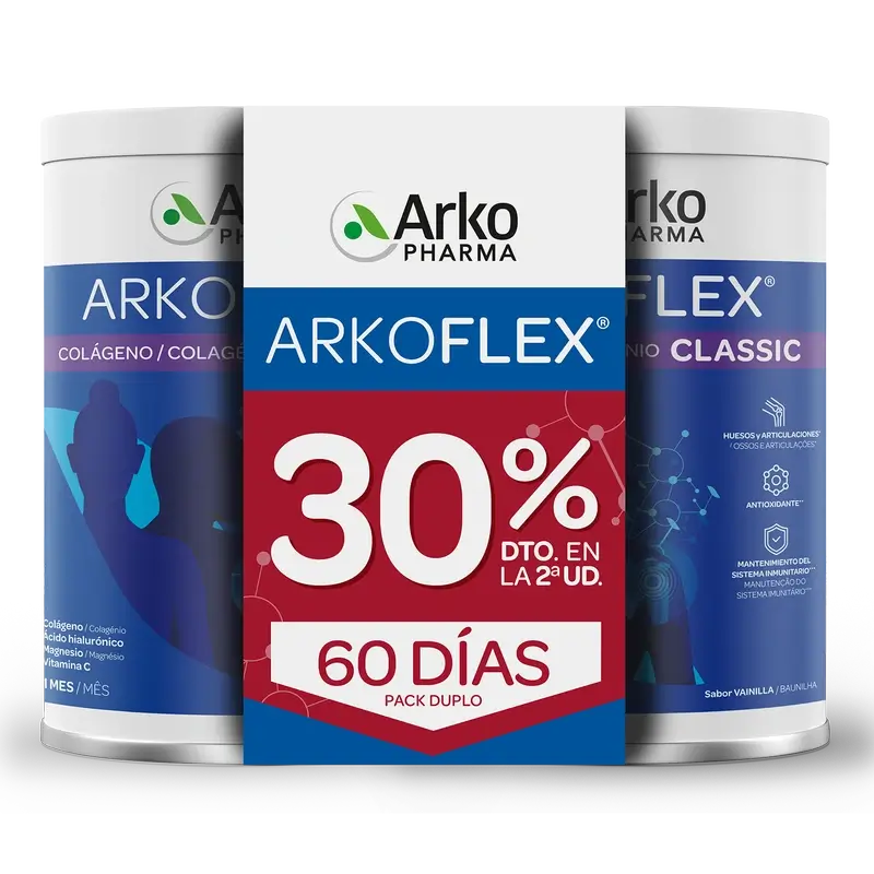Arkoflex Kollageeni, vaniljainen, 360 g, Arkopharma-pakkaus