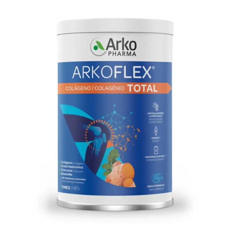 Arkoflex Dolexpert Forte 360º Kollageeni, appelsiininmakuinen, 390 g, Arkopharma-pakkaus