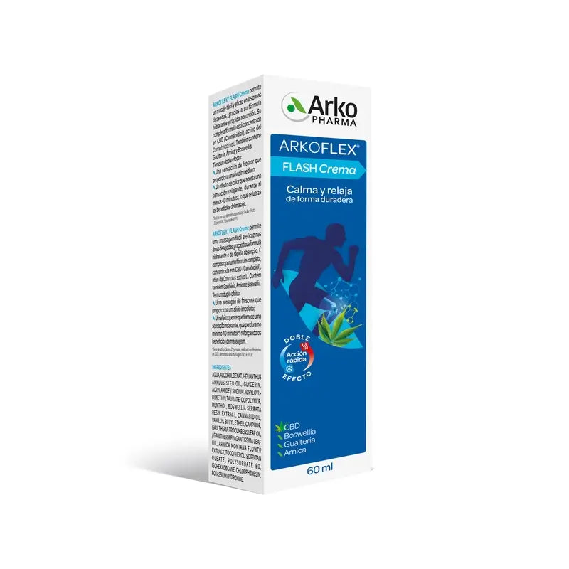 Arkopharma Arkoflex Flash CBD -lämpövaikutteinen voide, 60 ml