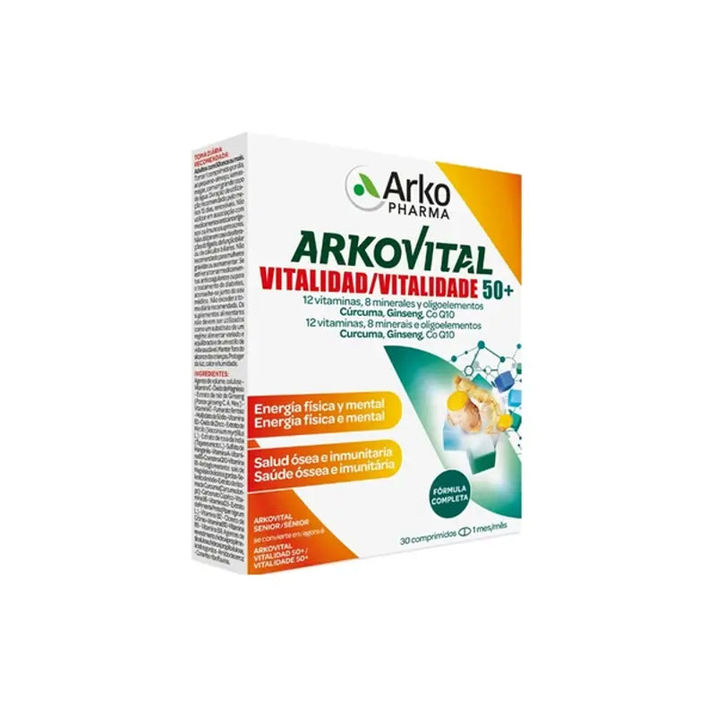 Arkovital Vitalidad 50+, 30 kappaletta
