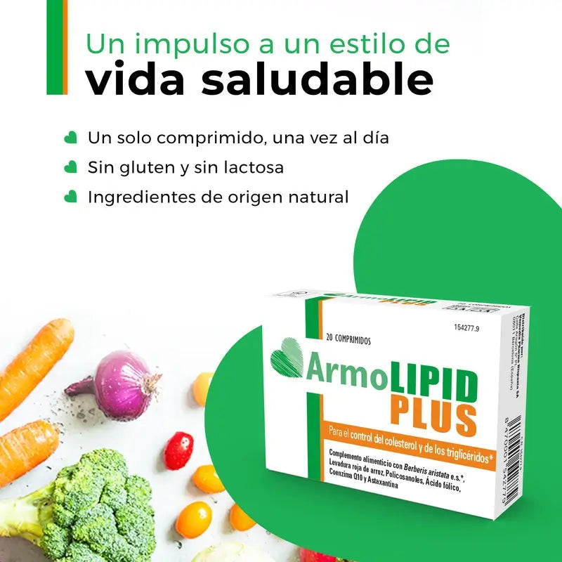 Armolipid Plus – kolesterolin ja triglyseridien hallinta, 20 kapselia