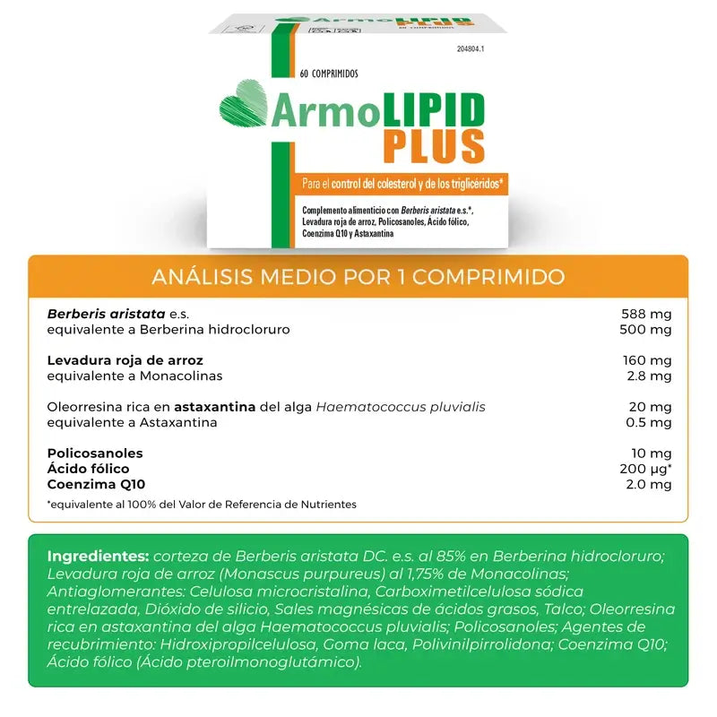 Armolipid Plus – kolesterolin ja triglyseridien hallinta, 60 kapselia