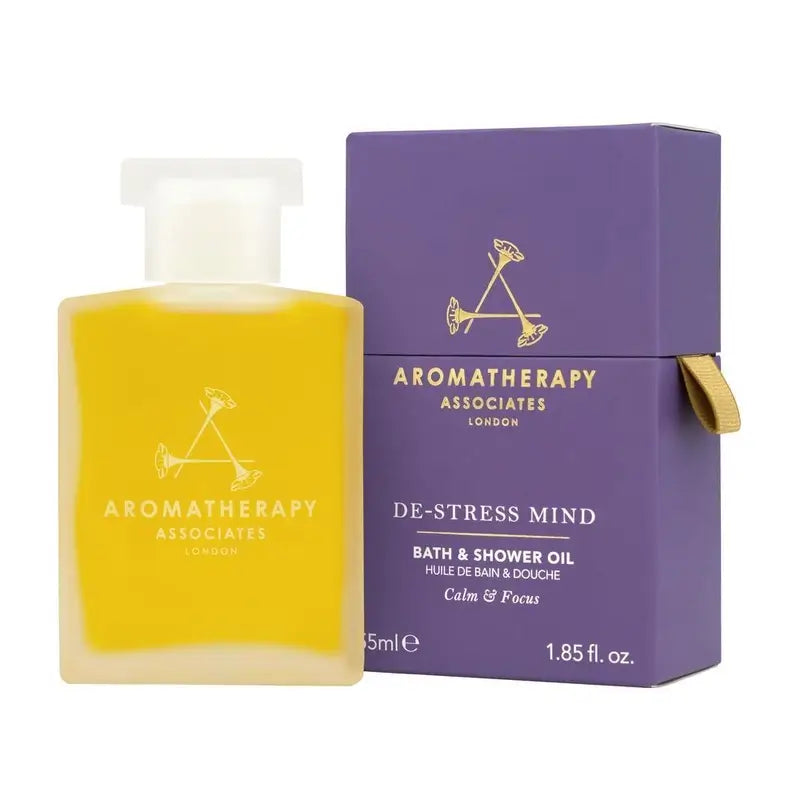 Aromatherapy Associates De-Stress Mind -kylpy- ja suihkuöljy, 55 ml