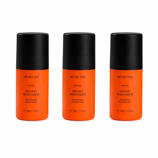 Arturo Alba Escudo Renovador -muuttuva deodorantti, 50 ml, 3 kpl:n pakkaus