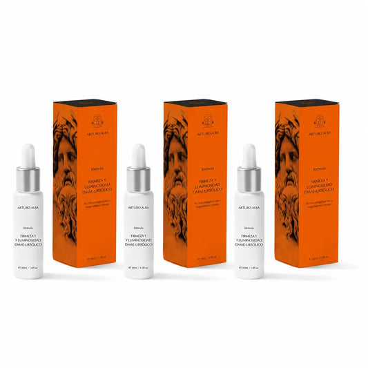 Arturo Alba Formula Firmeza Y Luminosidad DMAE-ursolihappo 30 ml, 3 kpl:n pakkaus