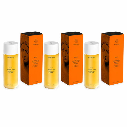 Arturo Alba Formula Kuoriva happovoide koko vartalolle 125 ml, 3 kpl:n pakkaus