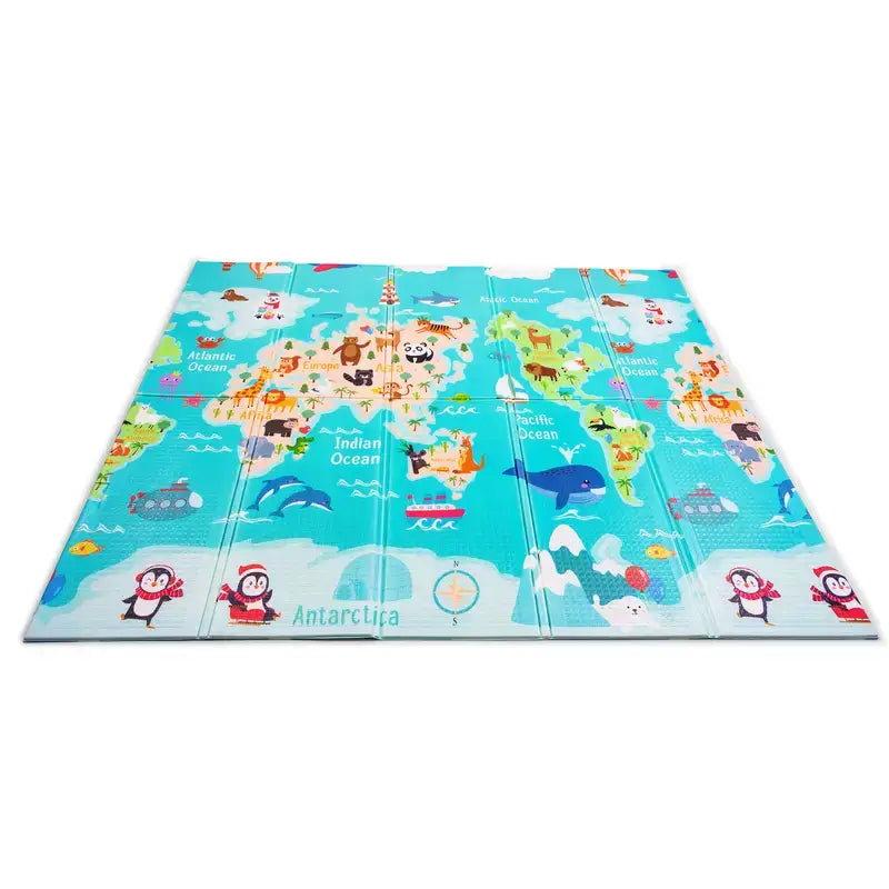 Asalvo Mundo-Park 200 x 180 taitettava leikkimatto XXL 