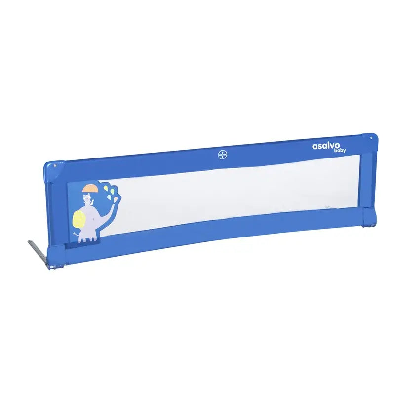 Asalvo sängynsuoja 150 cm, sininen elefantti 