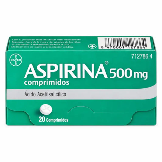 Aspiriini 500 mg, 20 tablettia