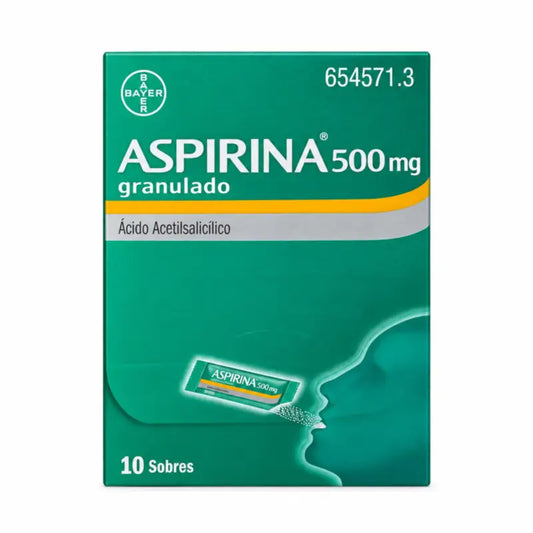 Aspiriini, rakeet, 500 mg, 10 pussia