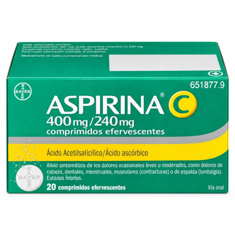 Aspirin C, 20 poreilevaa tablettia