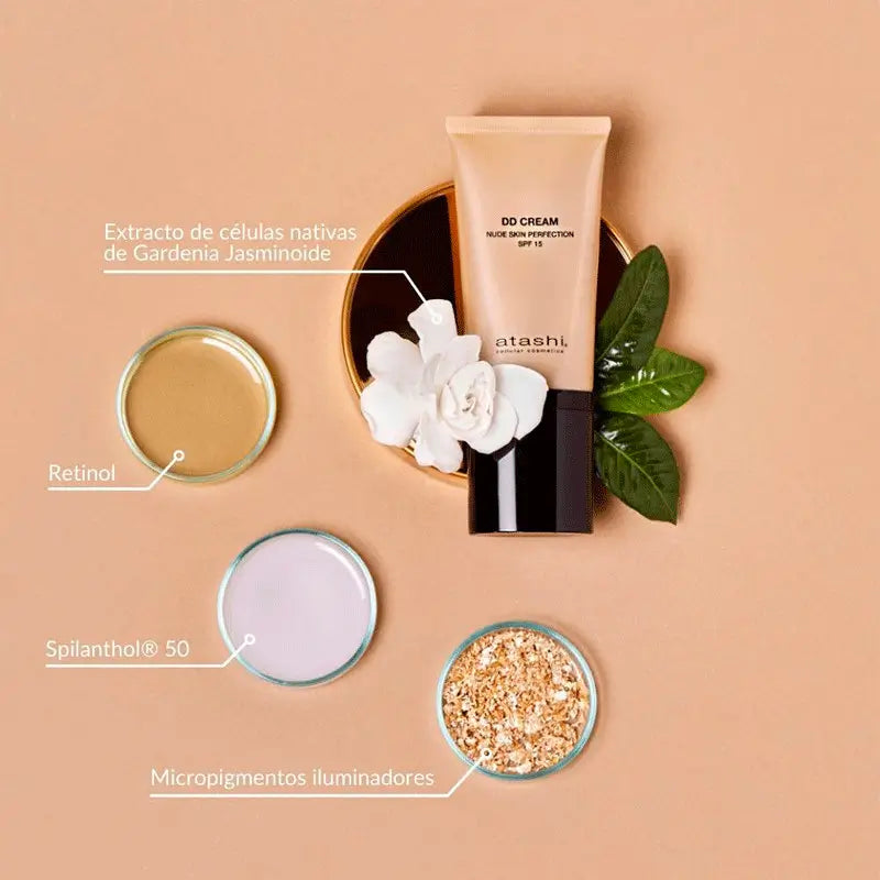 Atashi Dd-kosteuttava värivoide SPF 15 – vaalea sävy 