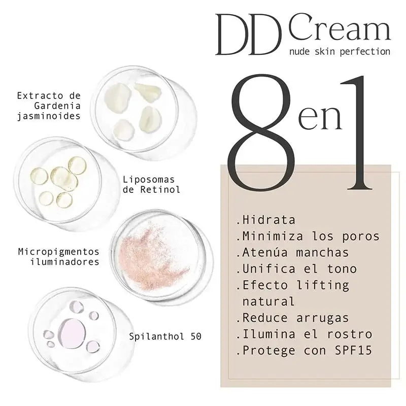 Atashi Dd Cream - kosteuttava ja sävytetty voide, SPF 15 – keskivaalea sävy