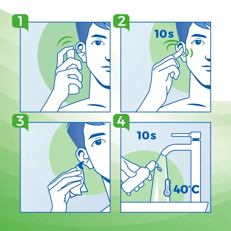 Audispray Korvien puhdistusliuos 50 ml