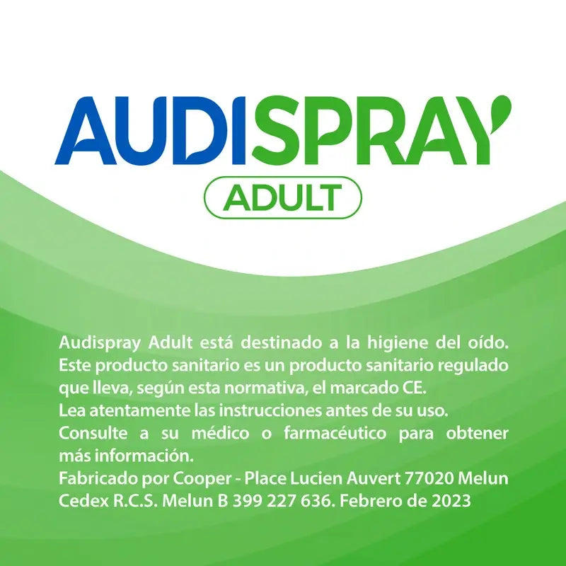 Audispray Korvien puhdistusliuos 50 ml