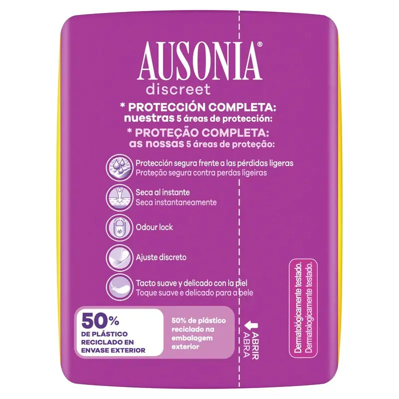 Ausonia Discreet -siteet normaalille virtsankarkailulle, 24 kpl
