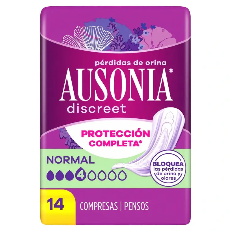 Ausonia Discreet -siteet normaaliin virtsankarkailuun, 14 kpl
