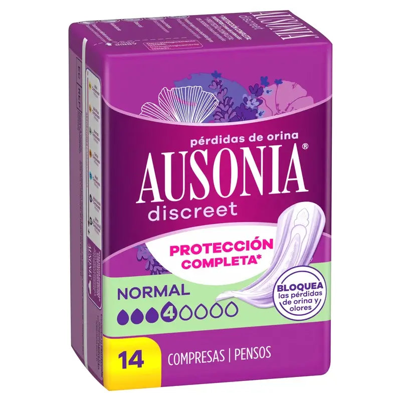 Ausonia Discreet -siteet normaaliin virtsankarkailuun, 14 kpl