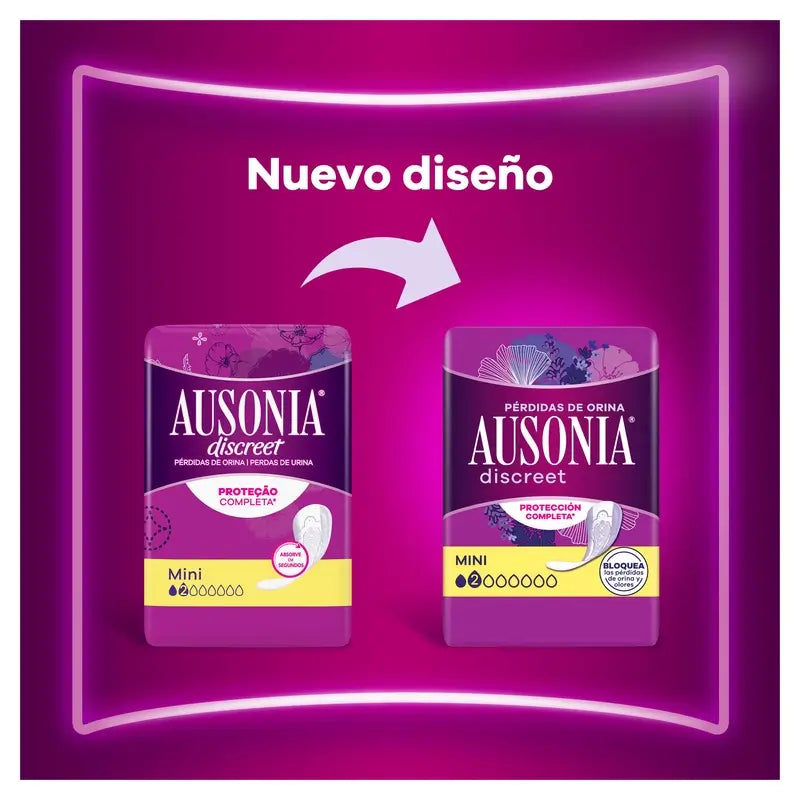 Ausonia Discreet -siteet normaaliin virtsankarkailuun, 14 kpl