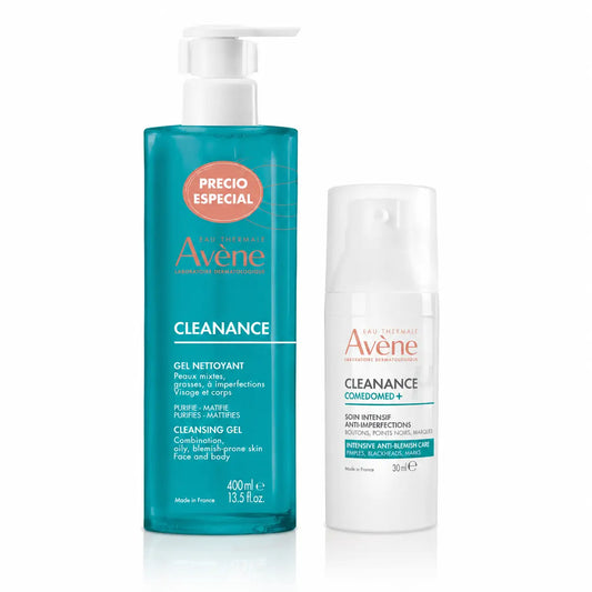 Avene Cleanance puhdistusgeeli + Comedomed 30 ml, 2 kpl:n pakkaus