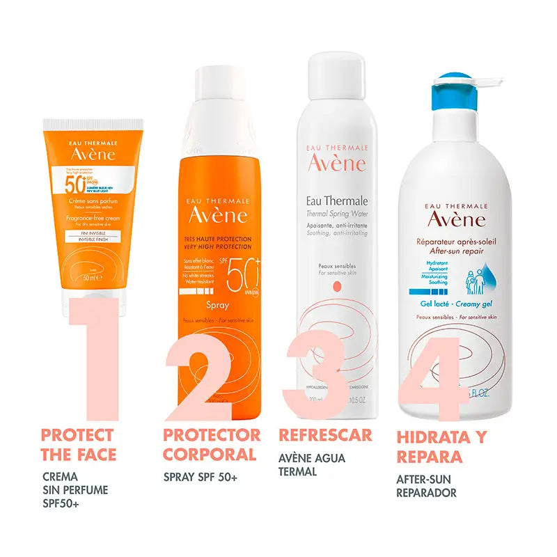Avène aurinkovoide SPF 50+, hajusteeton, 50 ml