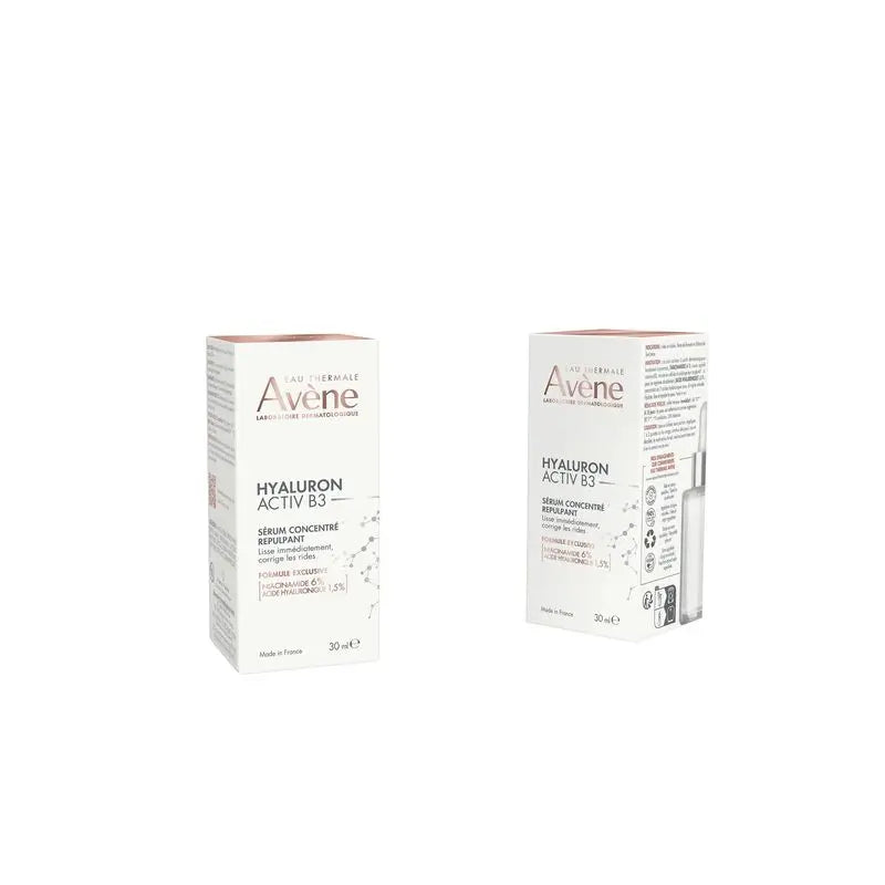 Avène Hyaluron Activ B3 -tiivistetty, volyymia lisäävä ryppyjä ehkäisevä seerumi 30 ml