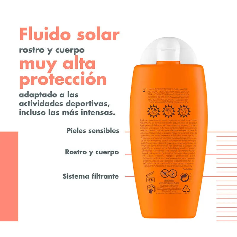 Avène Fluido Sport SPF50+ 100 ml