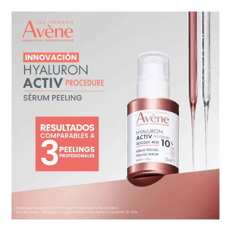 Avène Hyaluron Activ Procedure -kuorintaseerumi, 10 % glykolihappoa, 30 ml