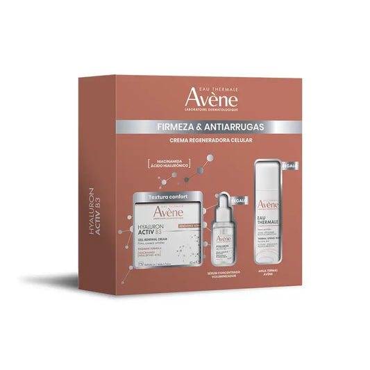 Avène Pack Hyaluron Activ B3 -uudistava voide 50 ml + lahjana seerumi 10 ml ja termaalivesi 50 ml