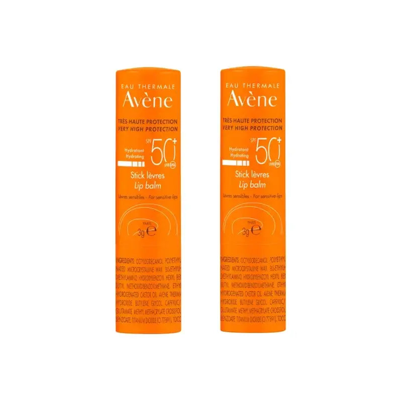 Avène huulivoide SPF 50+, 2 x 3 g