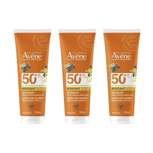 Avène Children's Sunscreen Milk Spf 50+, 3 x 250 ml