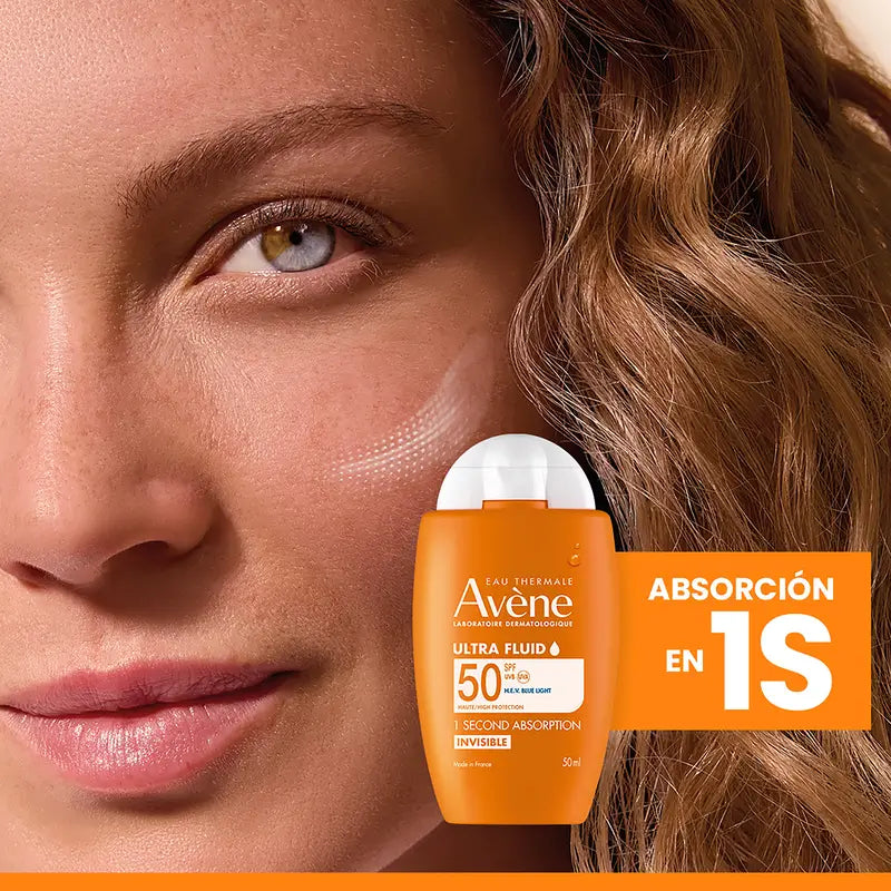 Avène Ultra Fluido Invisible SPF 50, 2 x 50 ml