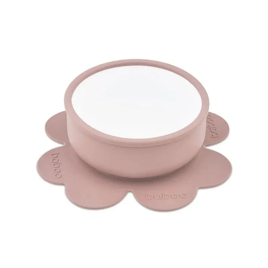 Baboo Suction Cup Silicone Bowl, 6+ Months Cocoa